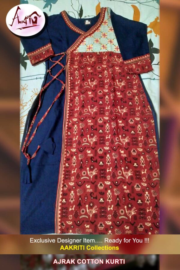 Ajrak Cotton Kurti