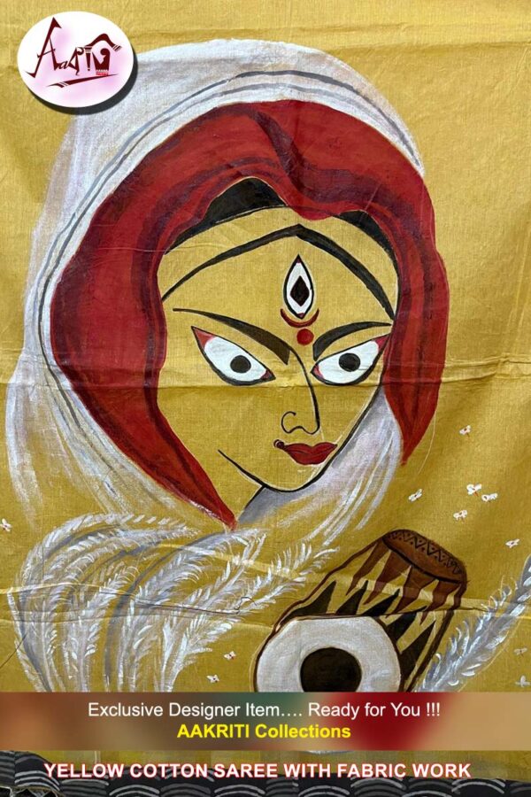 Cotton Fabric Saree - Image 2