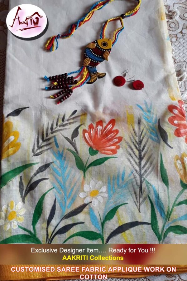 Customised fabric Saree